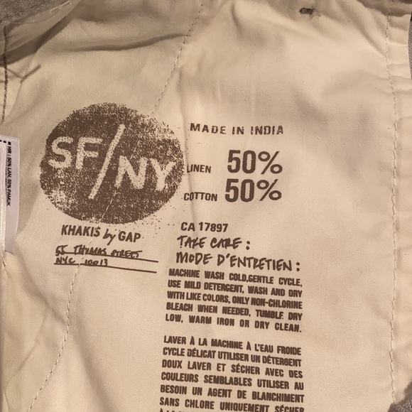 NWT Khaki by Gap boyfriend roll up shorts woman 12 - Picture 9 of 10